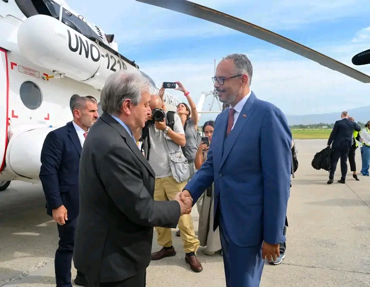 Le Secrétaire général de l’ONU en visite officielle en Haïti