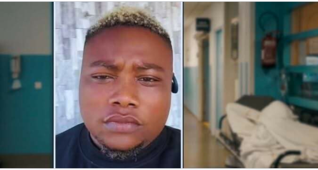 Johnson André, alias « izo », soigné à Carrefour après avoir été blessé dans une frappe de drone