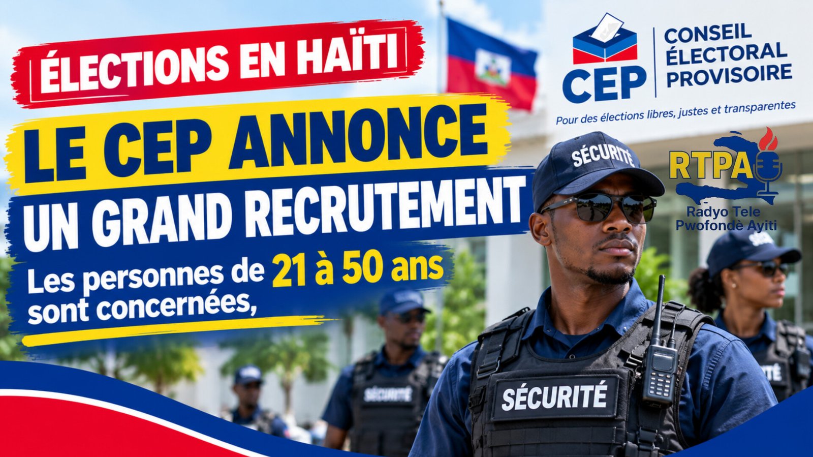 Le CEP annonce un grand recrutement : les personnes de 21 à 50 ans sont concernées, voici les modalités